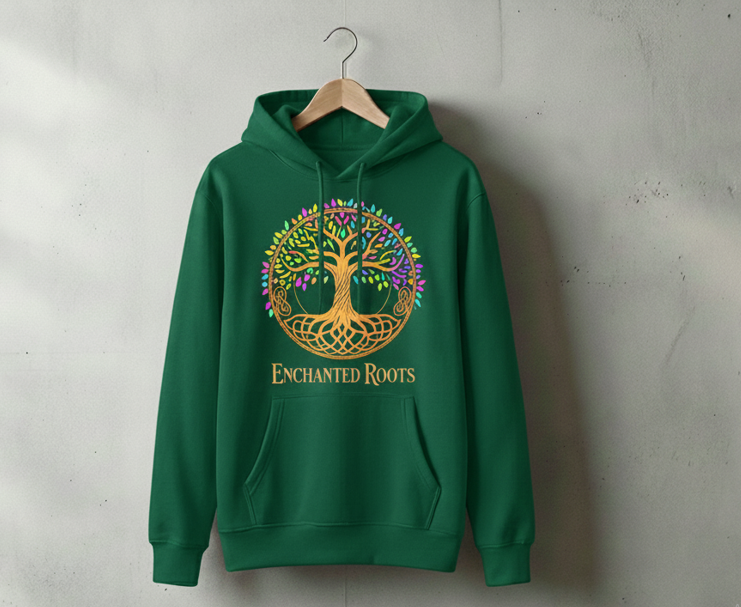Enchanted Roots Tree of Life Hoodie (Green)
