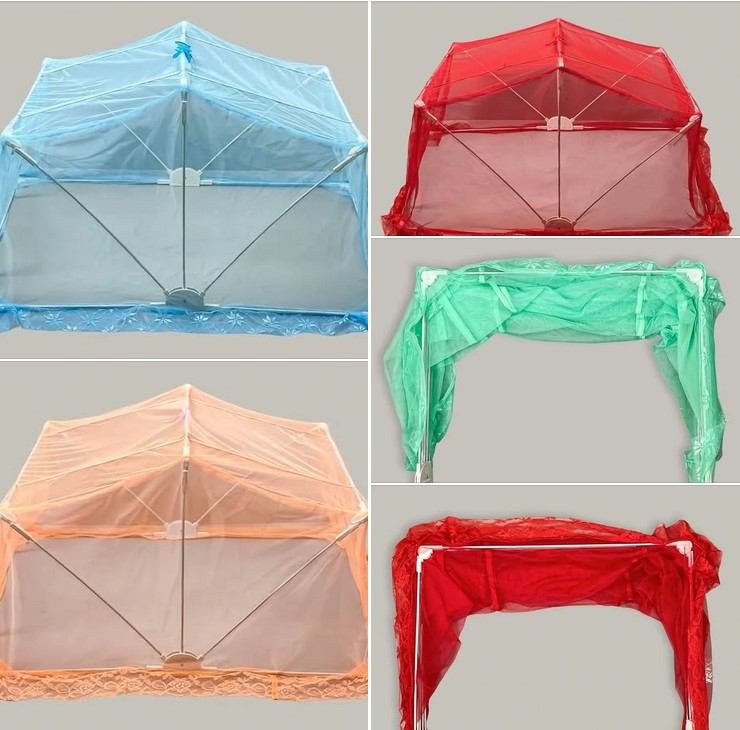 Premium Quality Foldable Umbrella Mosquito Net for Bed &amp; Floor