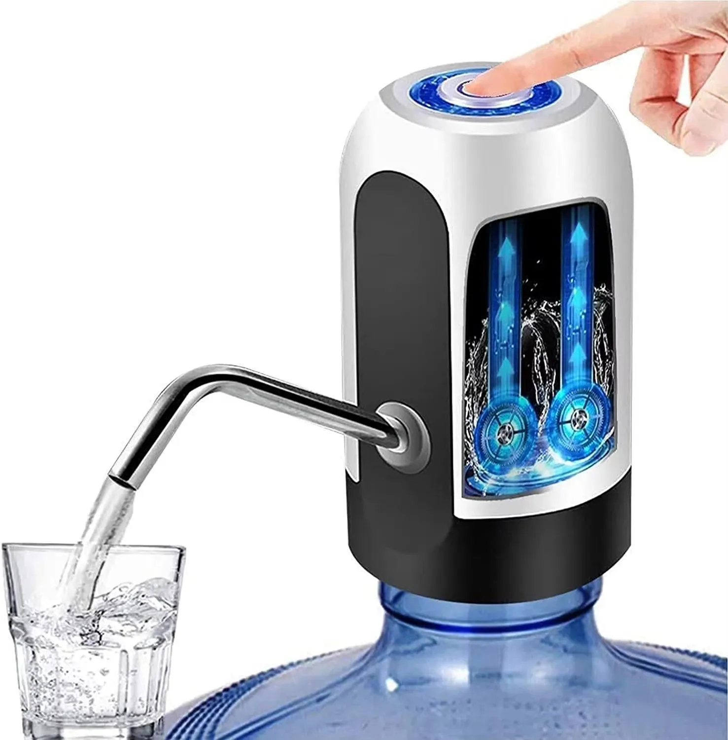 Rechargeable Automatic Water Dispenser Pump for 5 Gallon Bottle