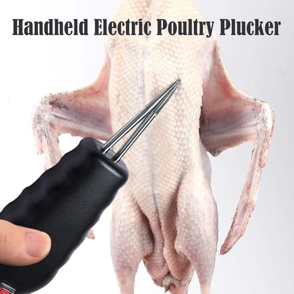 হ্যান্ডহেল্ড ইলেকট্রিক পোল্ট্রি প্লাকার – দ্রুত ও সহজে মুরগির পালক তুলুন