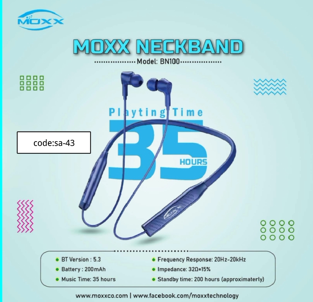 🎧 Moxx BN-100 Neckband 🎧