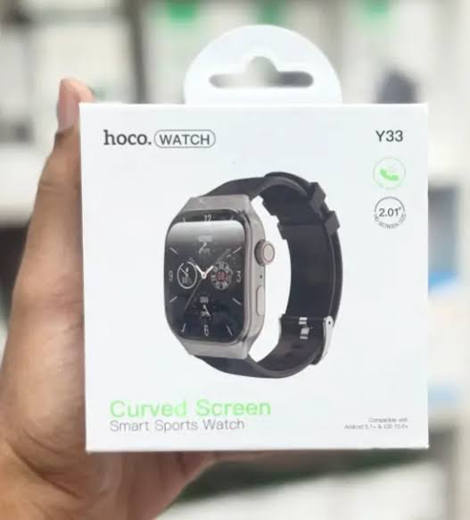 Hoco Y33 Bluetooth Calling Smart Watch – 2.01″ HD কার্ভড ডিসপ্লে, লং ব্যাটারি লাইফ ও হেলথ ট্র্যাকিং ফিচারসহ